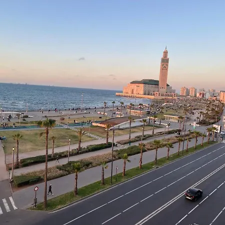 Spacious Apartment Beachfront City Center Casablanca Exterior photo